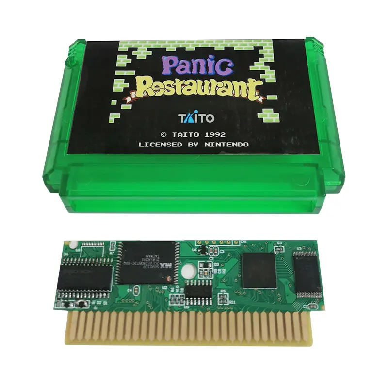 Panic Restaurant FC 8 Bit Game Cartridge For 60 Pin TV Game Console