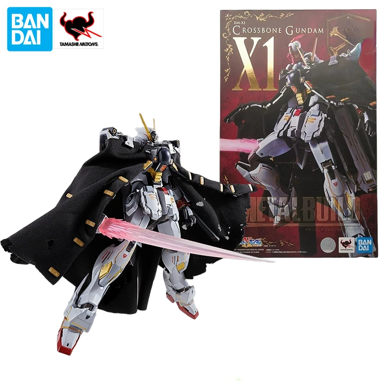 

In Stock Original Bandai METAL BUILD MB Cross Pioneer Pirate Gundam X1 Tobia Anime Action Figure Toy Gift Model Collection Hobby