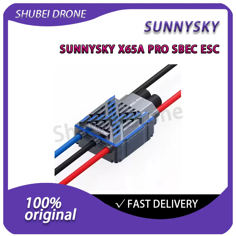 

SUNNYSKY X65A PRO Brushless ESC 65A with 5V/6V 10A SBEC High Performance Electronic Speed Controller for RC Multicopter Drone