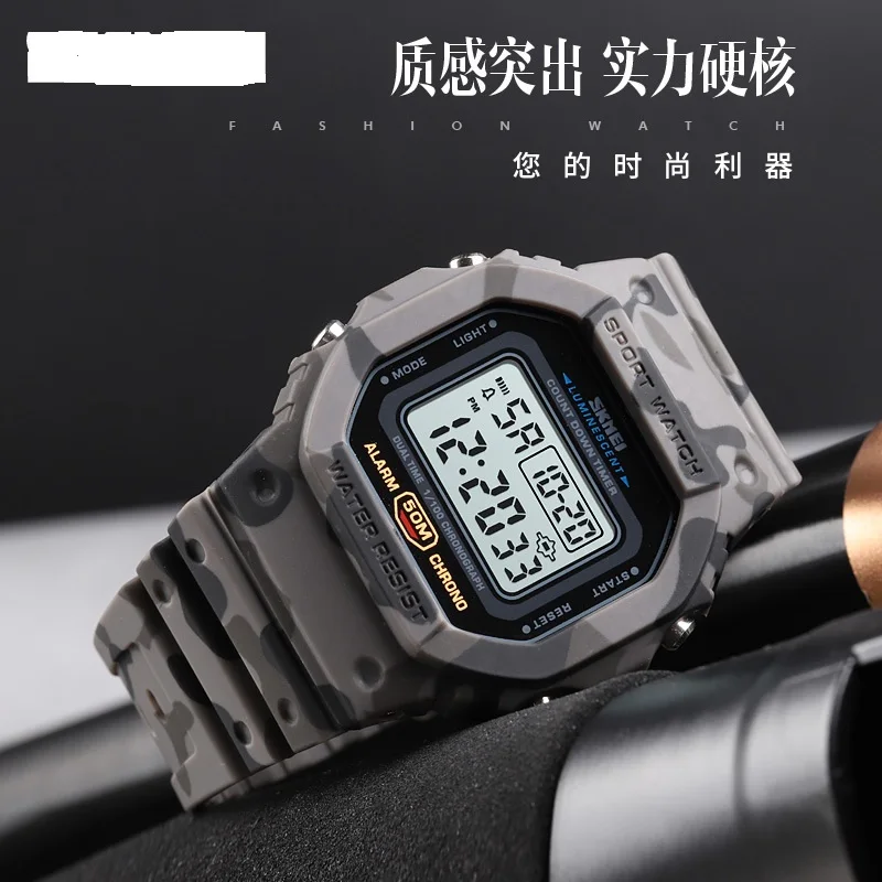 Fashion Style Multifunction Digital Wrist Watch for Men Luminous Alarm Date Led Display Watches Teenager Boys Sport Watch