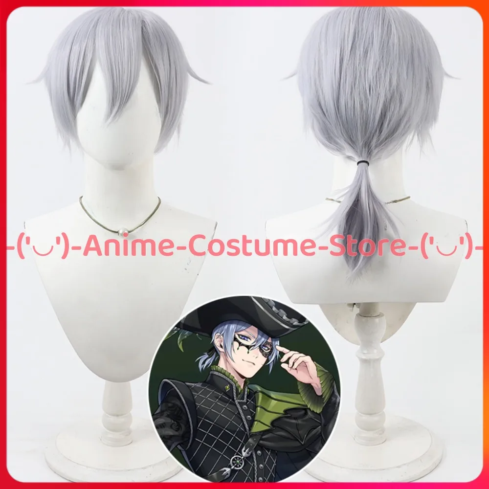 

Витая страна чудес серебряный парик для косплея игровой персонаж реквизит Хэллоуин карнавальный костюм для вечеринки парики термостойкие синтетические волосы