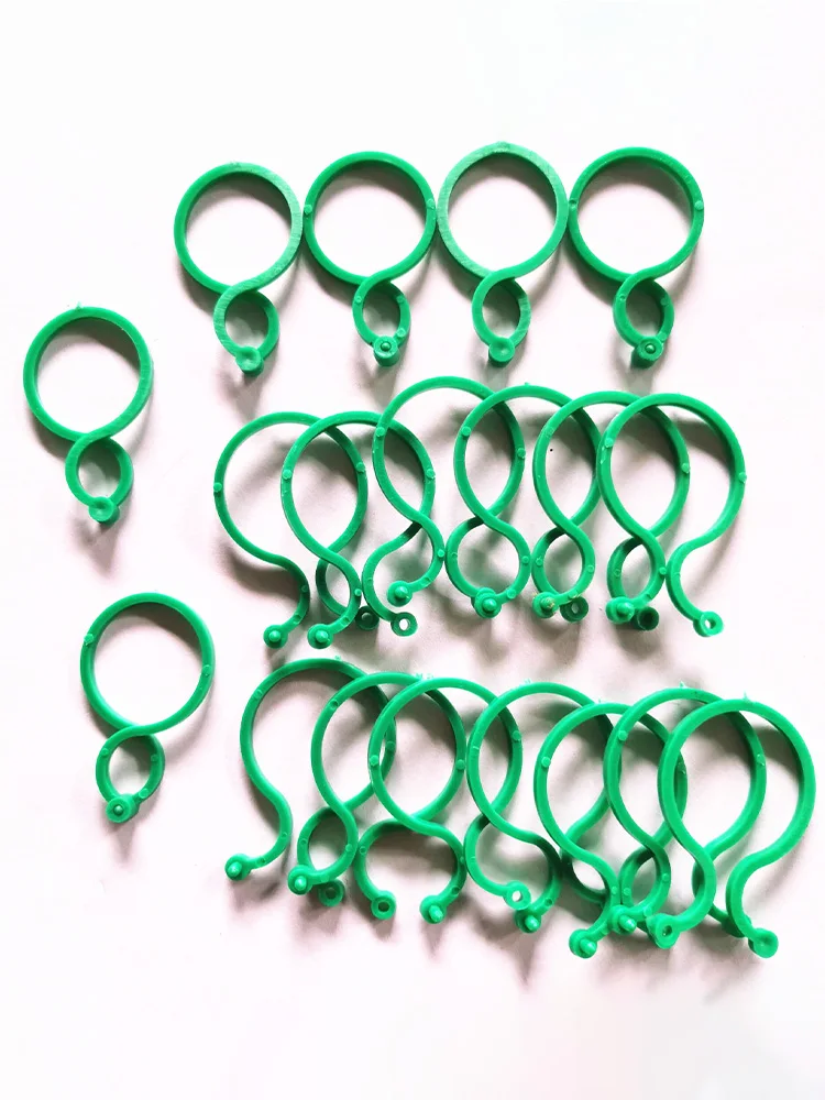 20/50/100pcs Garden Plant Twist Clip Ties For Vine Vegetable New Tomato Growing Plants Connects Protection Grafting Fixing Tools