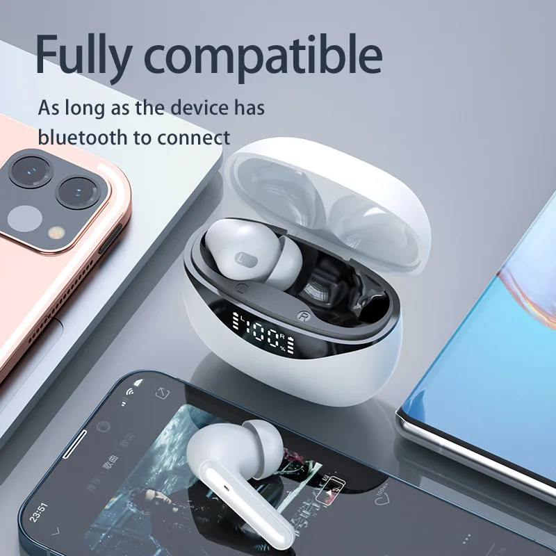 

TWS 5.1 Bluetooth Wireless Earphone Sports Noise Reduction Waterproof Sports Headset Touch Control Music Earbuds Headphones