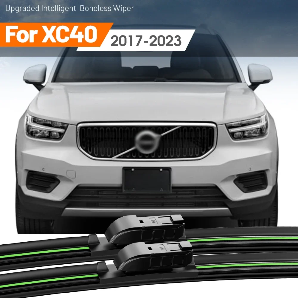 

2pcs For Volvo XC40 2017-2023 Front Windshield Wiper Blades 2018 2019 2020 2021 2022 Windscreen Window Accessories