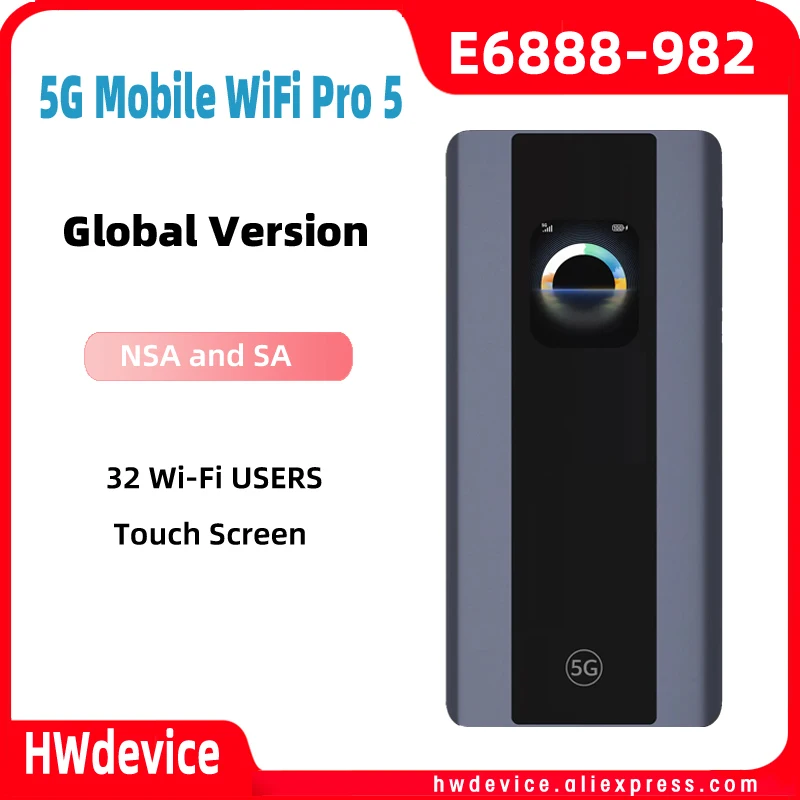 New Hua wei Brovi  E6888-982 5G Mobile WiFi Pro 5 AX3600 7000mAh Battery Global Version