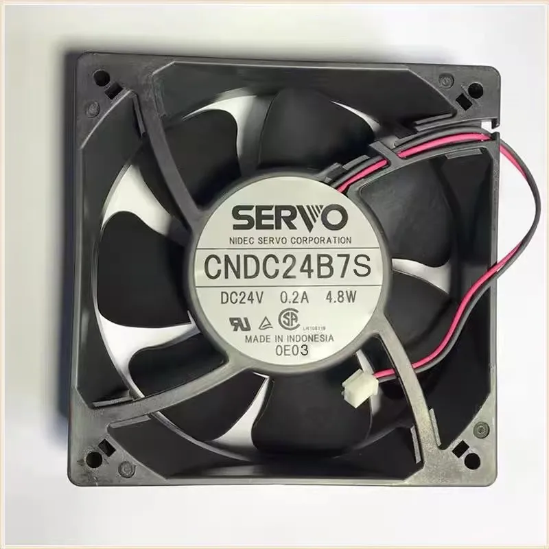 

SERVO CNDC24B7S DC 24 В 0,2 А 120x120x38 мм 2-проводной охлаждающий вентилятор для сервера