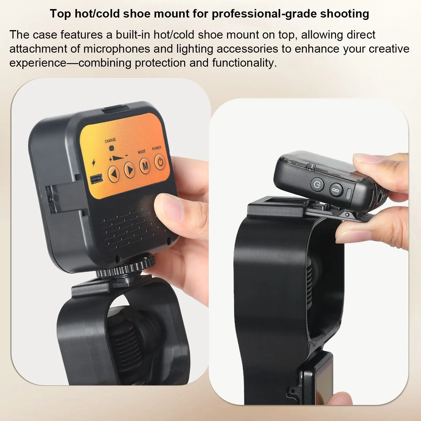 

Gimbal Lens Protective Case Cover for DJI Osmo Pocket 4, Quick Shoot Camera Lens Protector Guard with Cold Shoe Accessories