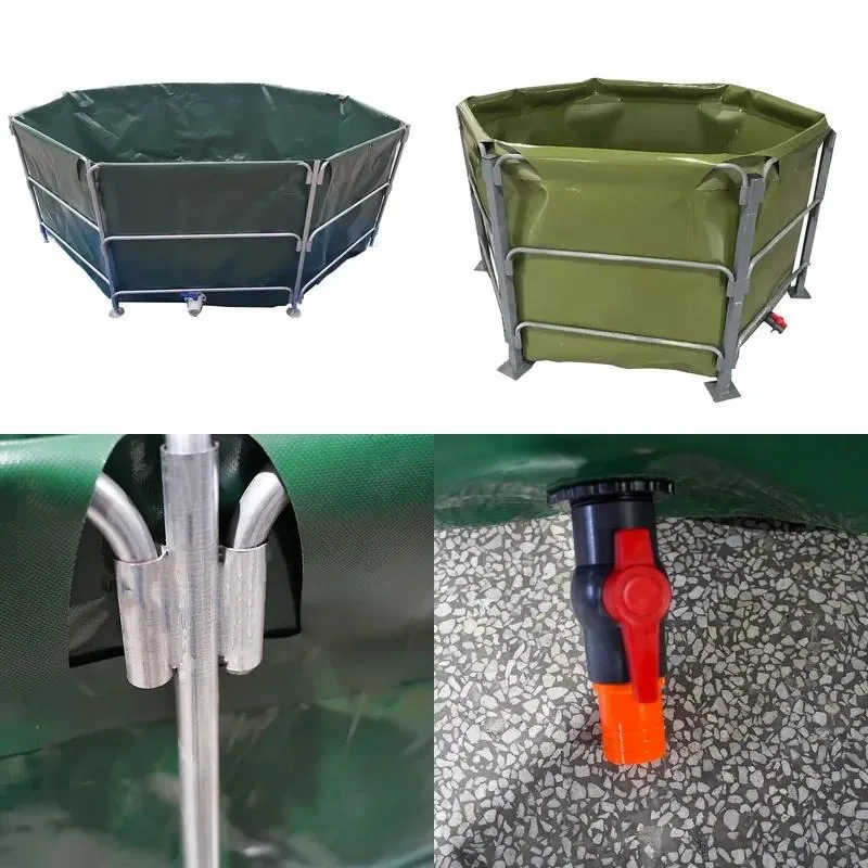 60000L High Density Galvanized Steel Foldable Water Storage Tank for Aquaculture Biological Pool