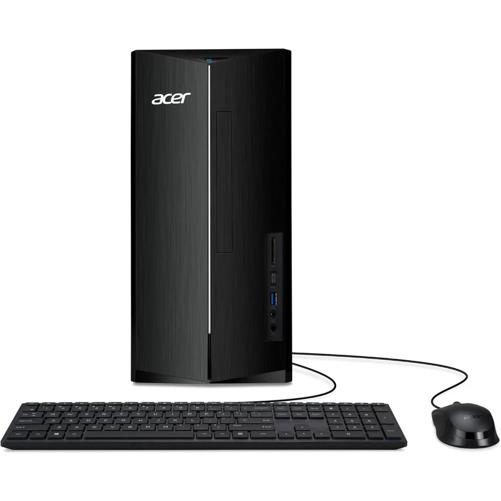 Aspire TC-1780-UA92 Desktop, 13th Gen Intel Core i5-13400 Processor, 8GB 3200MHz DDR4, 512GB M.2 SSD, SD Card Reader