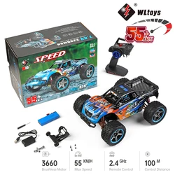 WLtoys 104019 Professional 1/10 RC Car With Led Brushless Motor 4x4-Terrain 4WD Off-Road Drift Car Truck 12402A LCD Version