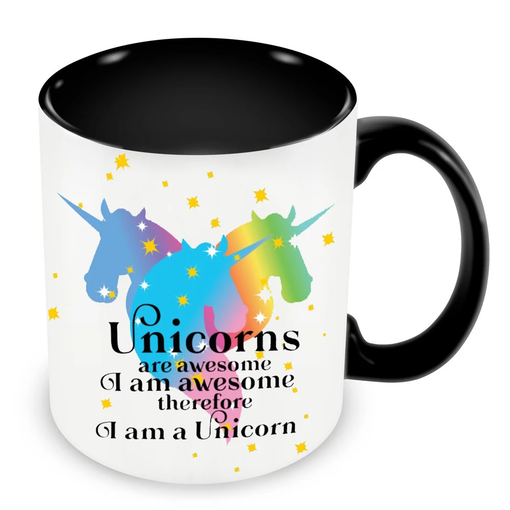 

Awesome Unicorn Cup Caffeine Cocoa Coffee Mugs Tea Mugen Friend Gift Home Decal Milk Tableware Coffeeware Teaware Beer Drinkware