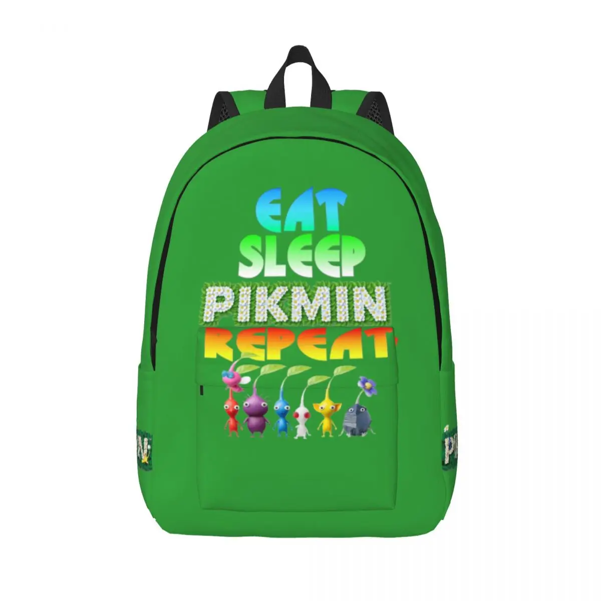 

Pikmin for Teens Student School Bookbag Cute Cartoon Daypack Elementary High College Outdoor