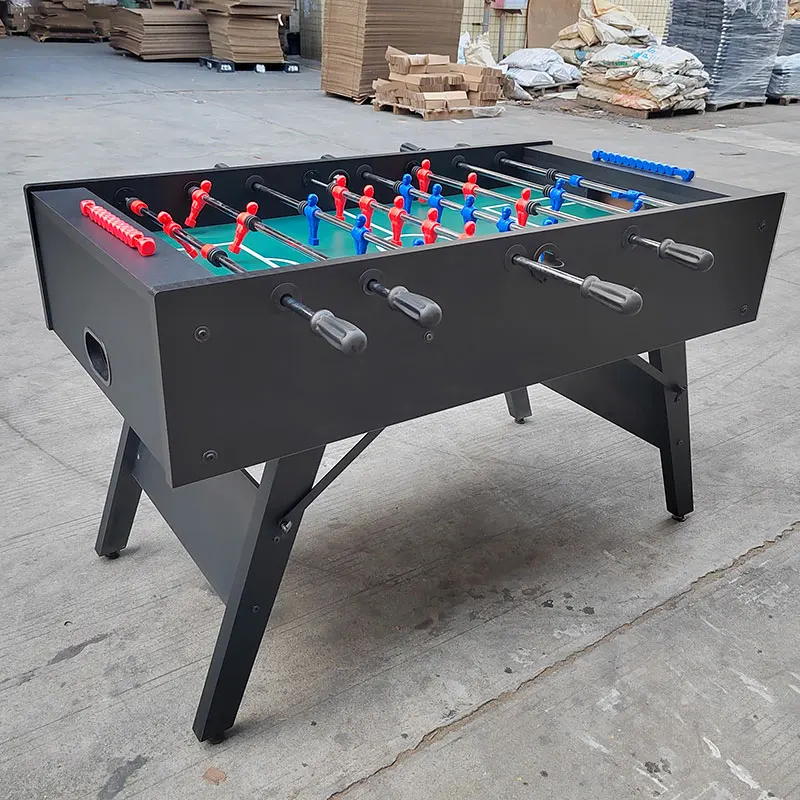 

Folding Leg Foosball Table Indoor Soccer Game Table Portable Entertainment Furniture for Family Recreation