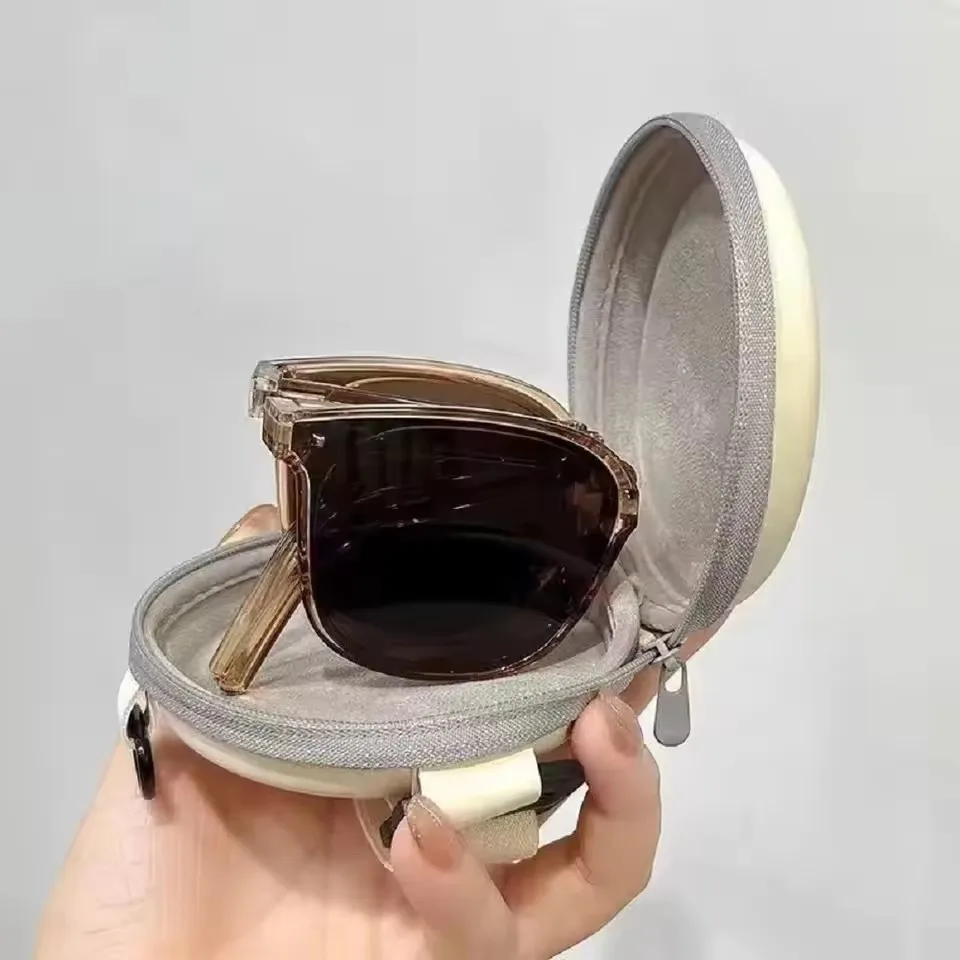 Folding Sunglasses, Portable, Ultra Light Sun Protection, Uv Protection, Sunglasses for Both Men and Women