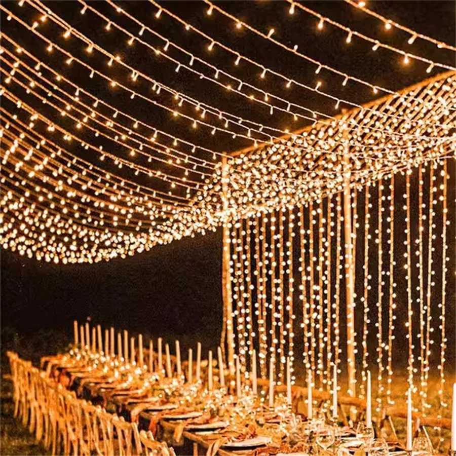 

50M 100M 200M 500M Christmas Garland Outdoor String Light Twinkle Fairy Light Christmas Light Waterproof for Holiday Party Decor