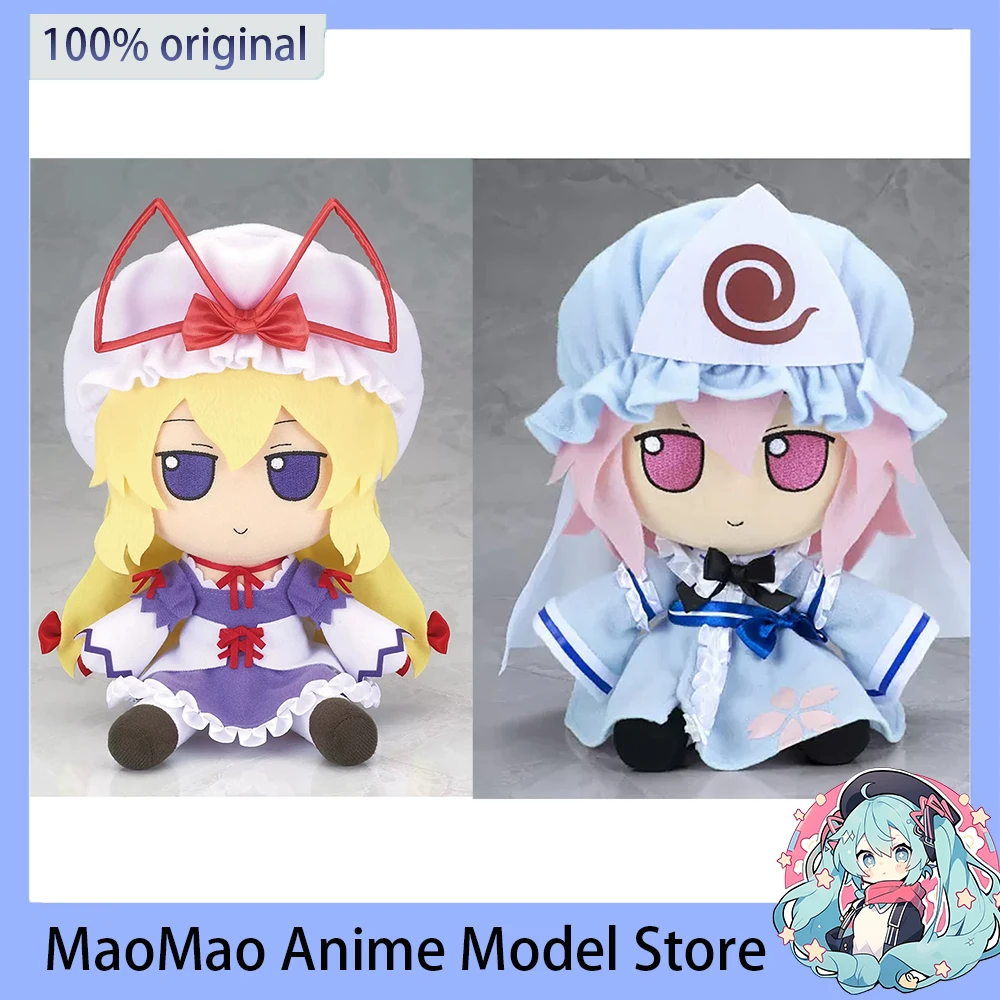 В наличии Оригинальная плюшевая кукла AmiAmi Gift Touhou Project Yakumo Yukari Saigyouji Yuyuko, мультяшная милая детская игрушка, 20 см