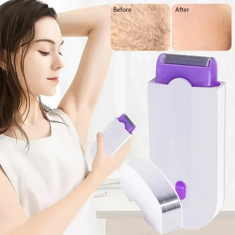 Épilateur indolore aste USB pour femme, outil d'épilation, rasoir automatique lointain, visage, jambe, bikini, Jules