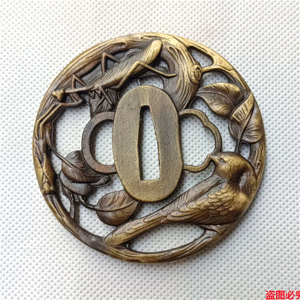 Wonderful Alloy Tsuba Guard For Japanese Tsuba Samurai Katana Sword Guard Wakizashi Nice
