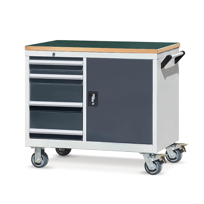

E310112 Best Selling Heavy-duty Tool Cart 4 Wheels Classic Tool Trolley for Garage