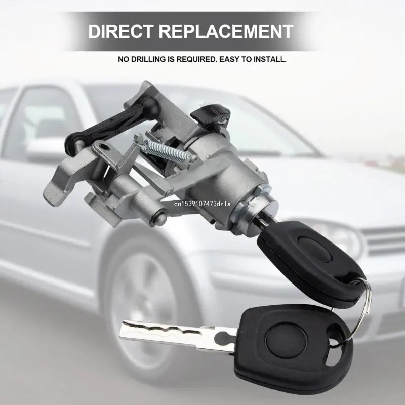 Car Accessory Tailgate Lock Cylinder Tailgate Trunk Boot Lock Cylinder with Key Dropship