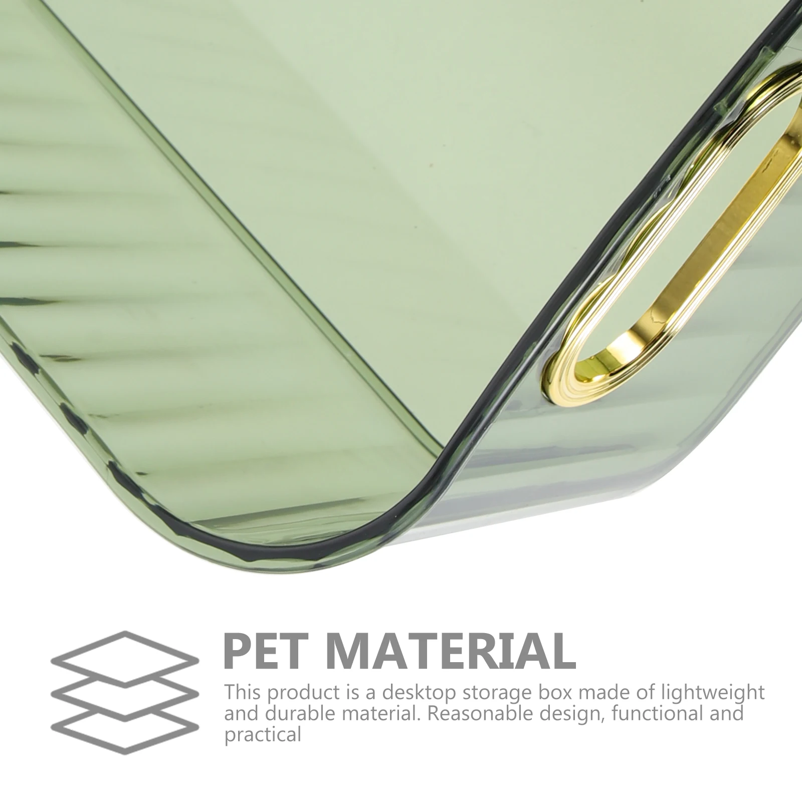 

Lightweight Desktop Storage Box With Handle Organizer Small Items Tray Home Office Sundries Foldable Box Bedroom Study