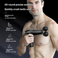 New electric massager for muscle relaxation, convenient fitness massage gun, dual head fascia gun for muscle relaxation