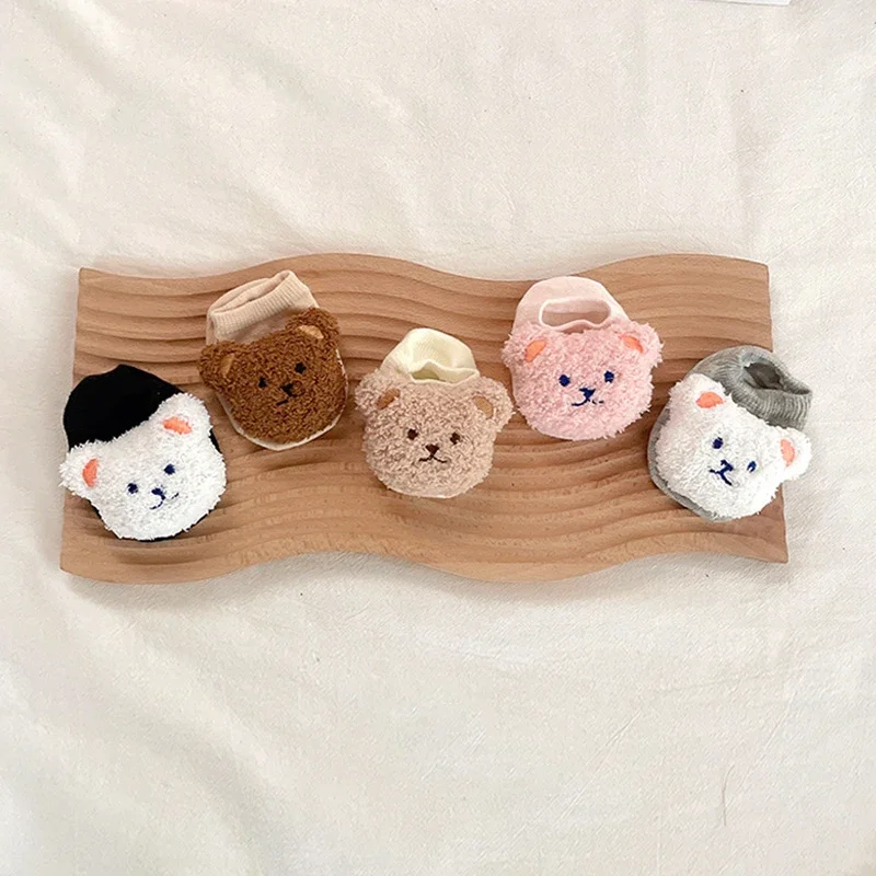 2023 Baby Socks Baby Cute Home Floor Socks Spring and Summer Socks Newborn Cartoon Bear Sock Children Soft Sock Infant Socken