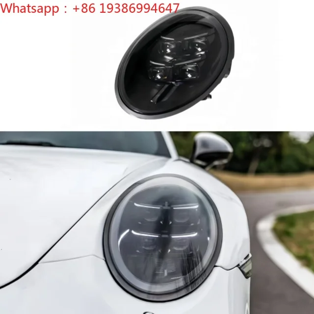 For Porsche 911 Upgrades New Style LED Matrix Headlights, Suitable for 12-19 911 Chassis Code 991 Models