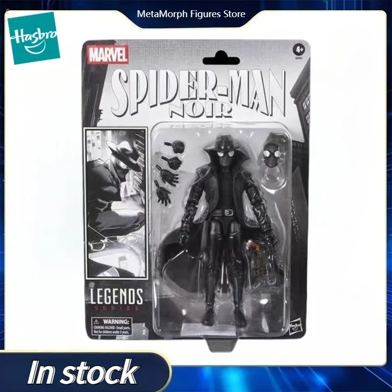 【pre-sale】original-hasbro-marvel-legends-series-spider-man-noir-anime-figure-toys-model-ornaments