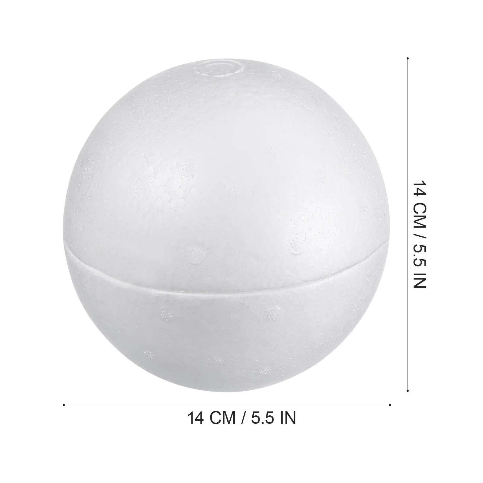 Large White Foam Balls Round Sphere for DIY Crafts Wedding Baby Shower Party Decoration Painting Thick Foam Smooth Surface