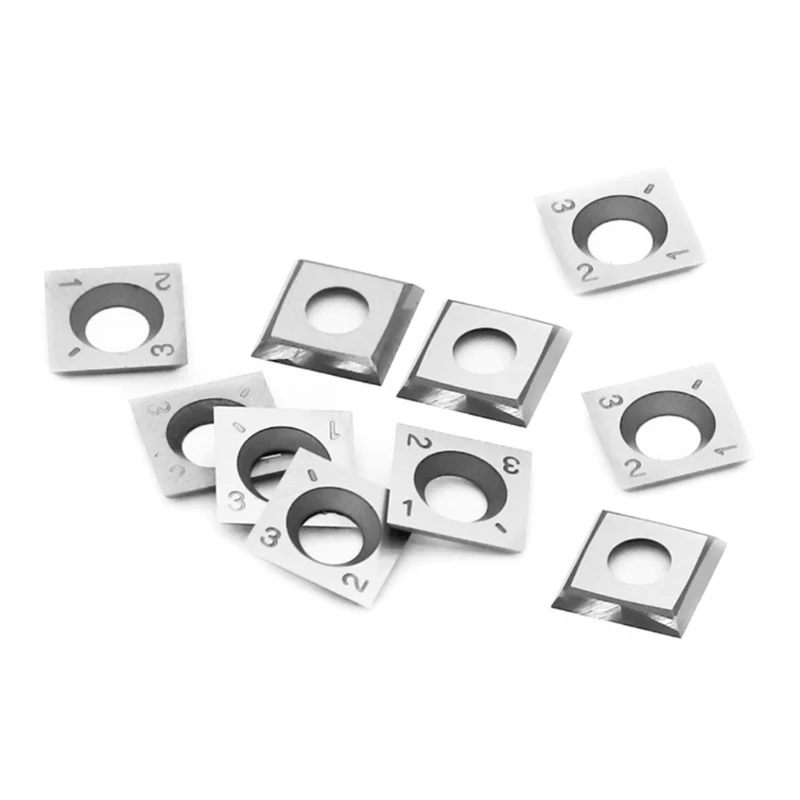 10PCS Cutter Inserts Knives for Woodworking Helical Planer Head Drop Shipping