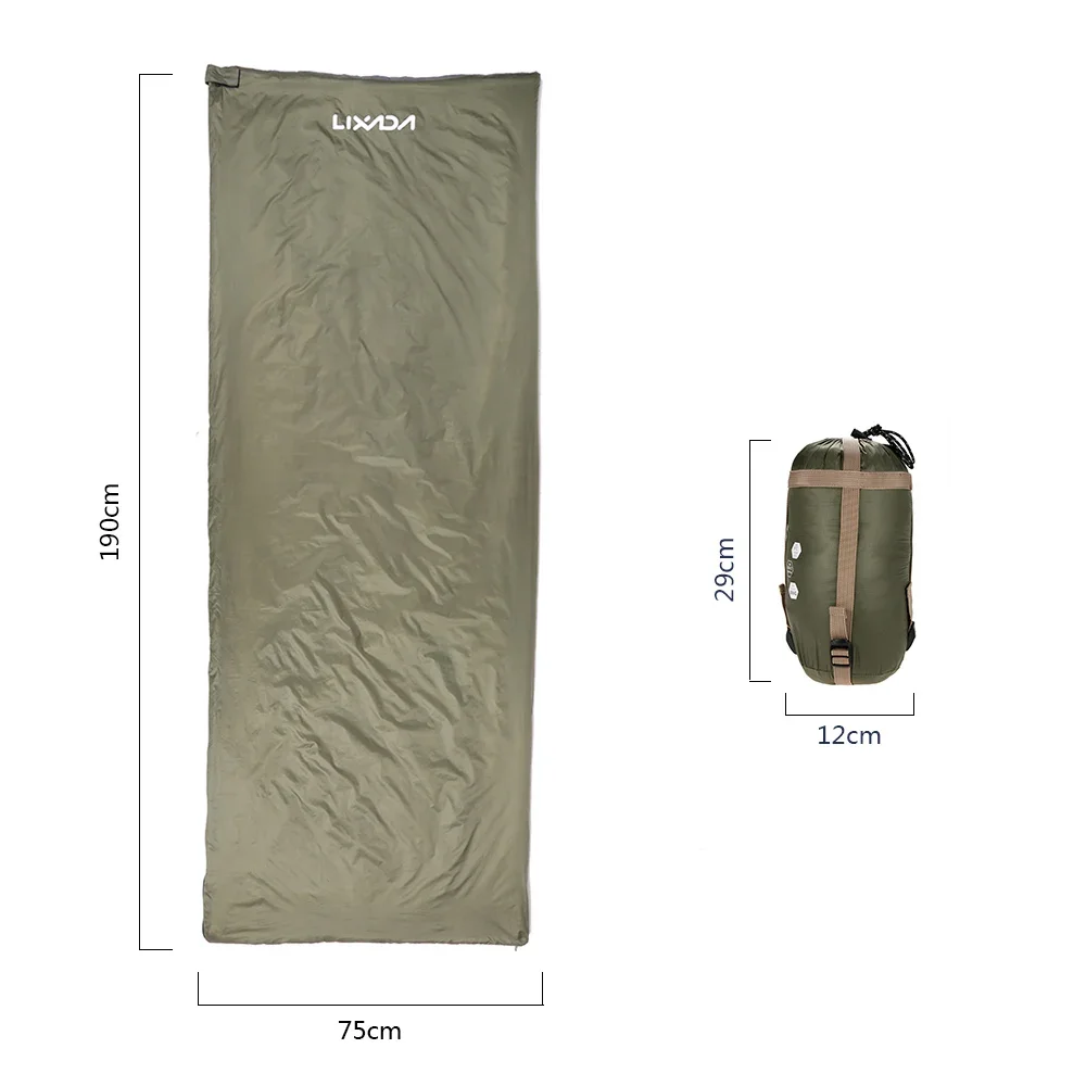 Lixada Waterproof Ultralight Sleeping Bag for Summer Hiking and Camping