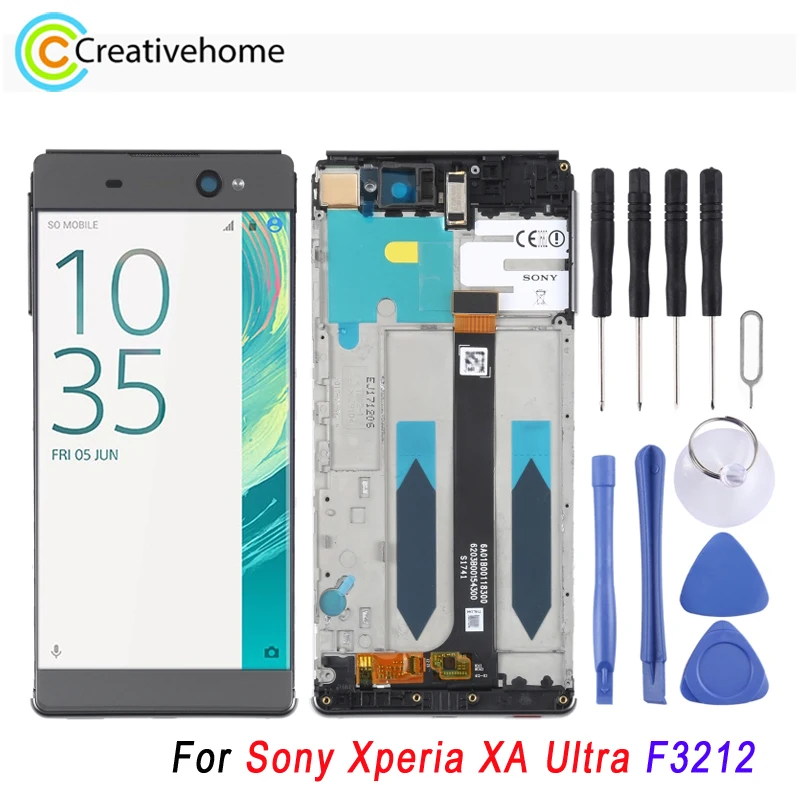 

6.0-inch LCD Screen with Frame For Sony Xperia XA Ultra F3212 LCD Display and Digitizer Full Assembly Replacement Part