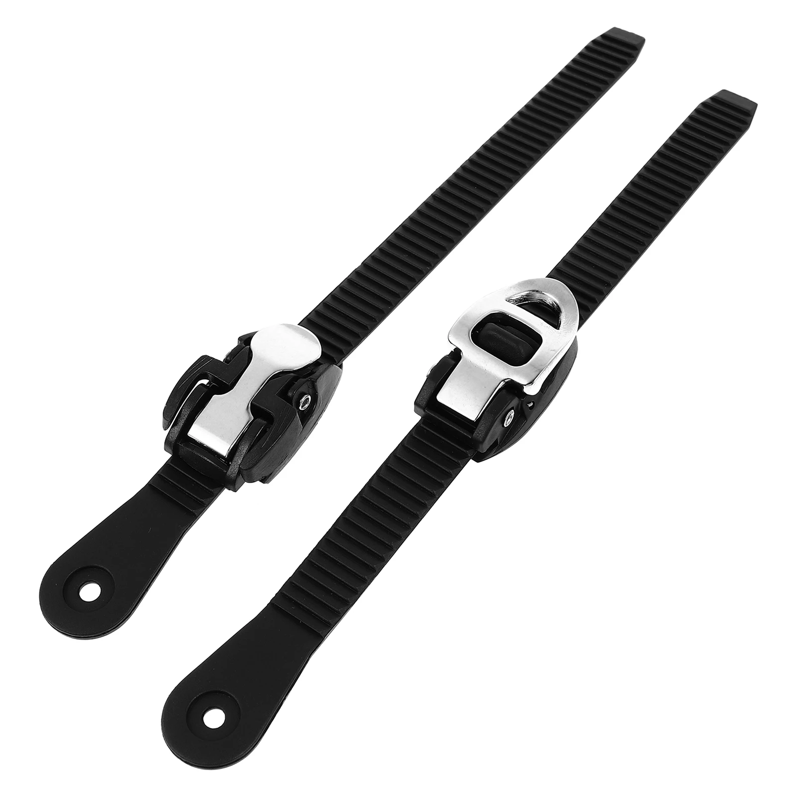 2 peças tiras de patins 25cm 22cm fivelas ajustáveis conectores de sapatos de patinação ganchos de substituição portáteis duráveis