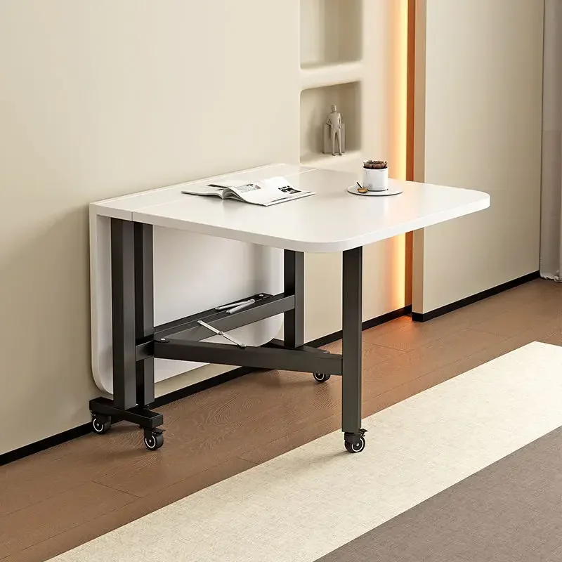 Dining Table, Dining Table, Table, Small Apartment, Household, Movable, Retractable, Rectangular, Table and Chairs, Foldable