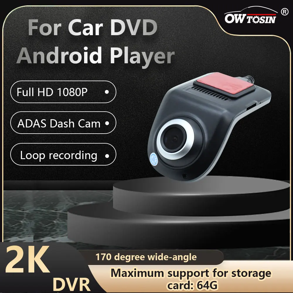 HD ADAS 1080P Night Version Car DVR Camera Recorder USB Dash Cam For Car DVD Android Playerloop recording 2k Dash Cam DVRs