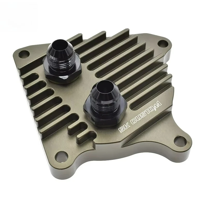 Transmission Oil Cooler for Mitsubishi Outlander EX Lancer EX ASX Transmission Oil Cooling System Oil Filter Adapter