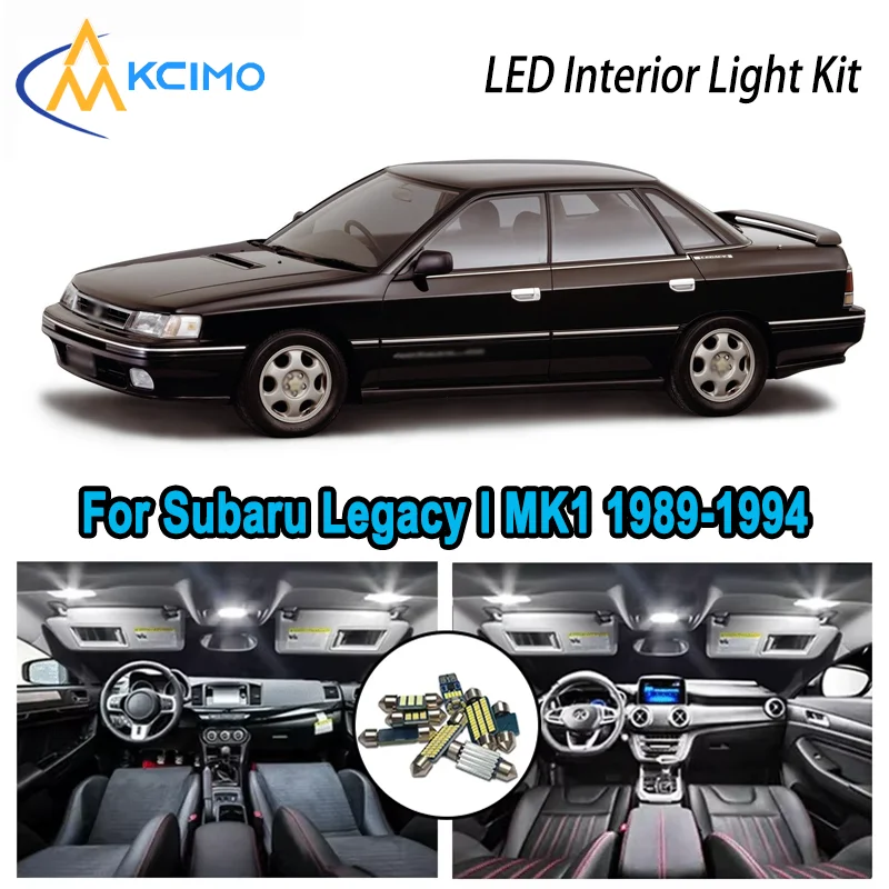 

For Subaru Legacy I MK1 1989-1994 1990 1991 Premium Bright LED Interior Dome Map Trunk Light Kit Car Led Lamps Canbus No Error