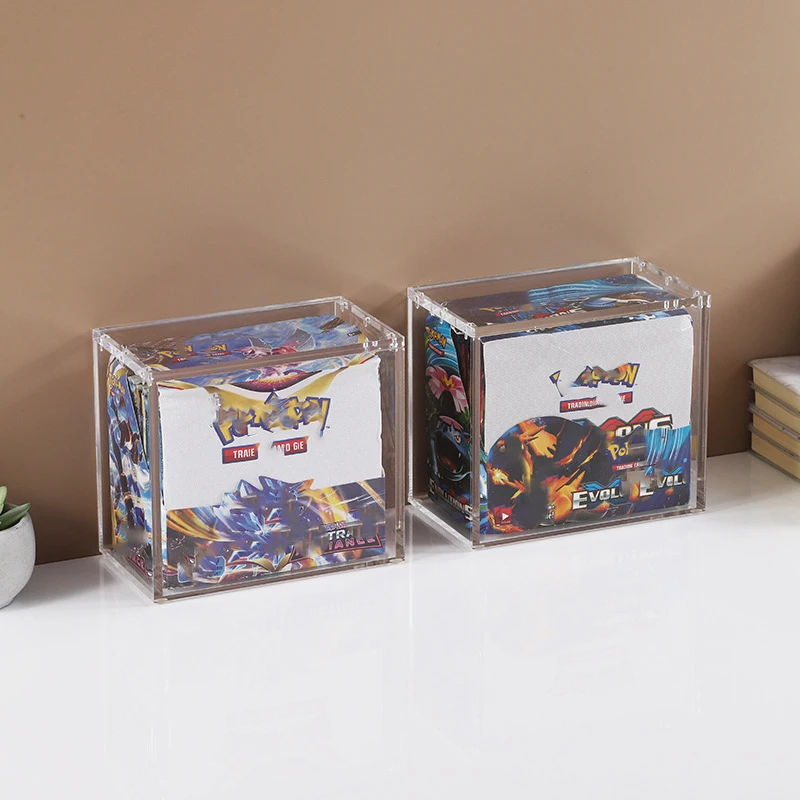 1/3Pcs 5mm thick magnetic closed ETB protection box and booster box display,  Stackable for Pkmn Elite Trainer Box