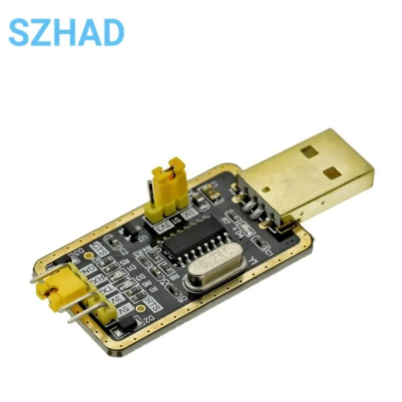 CH340G RS232 upgraded  USB to TTL module to serial  in nine upgrade board  with Brush cable