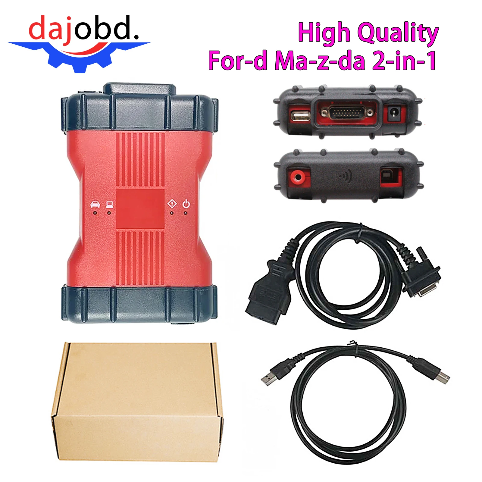 High Quality VCM2 IDS V130/131 2-in-1 FD Mazda Car Tester Upgradeable Firmware and License Genuine VCX