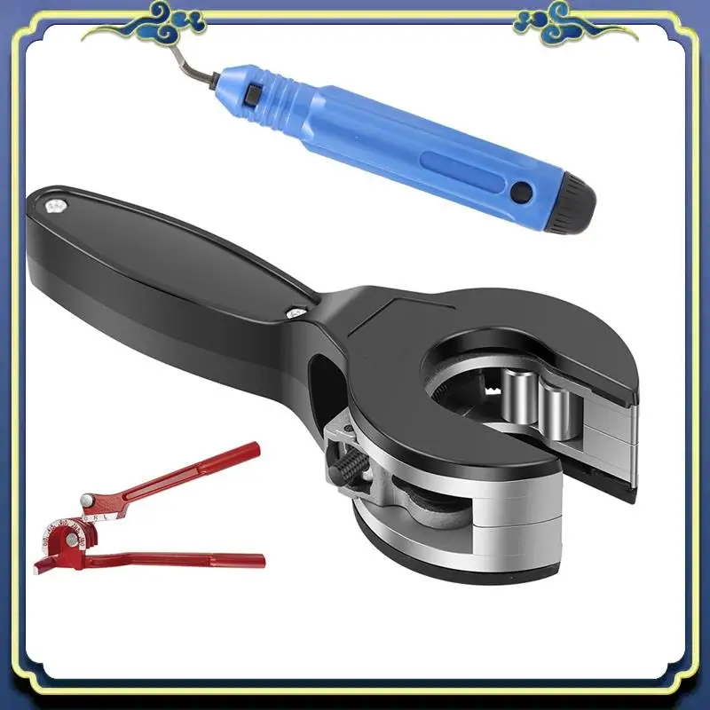 

A56P-Рассадочный труборез Резак для медных труб Резак для трубок из ПВХ, PPM и пластиковых шлангов, Труборез с храповым механизмом (5/16 дюймов до 1-1