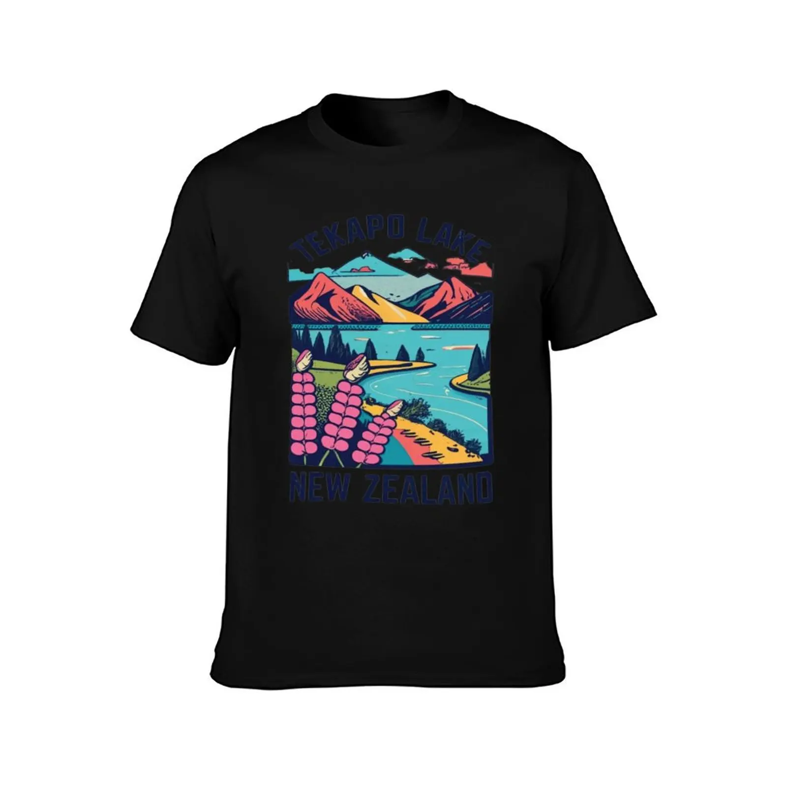 Explore Lake Tekapo, Takapo Lake stargazing, Lake Side Lupins, Resorts, Tekapo Lake, Camping And Backpacking T-Shirt