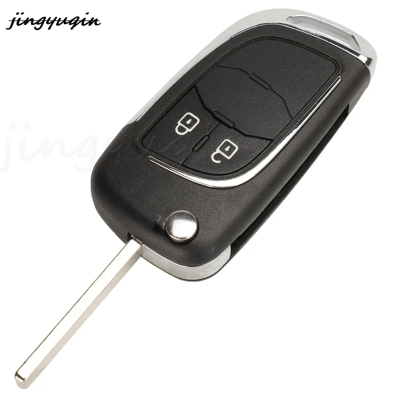 Jingyuqin  2/3/4/5 Buttons Modified Remote Car Key For Chevrolet Cruze Malibu Aveo Fob 315Mhz/433Mhz ID46 PCF7931 Chip