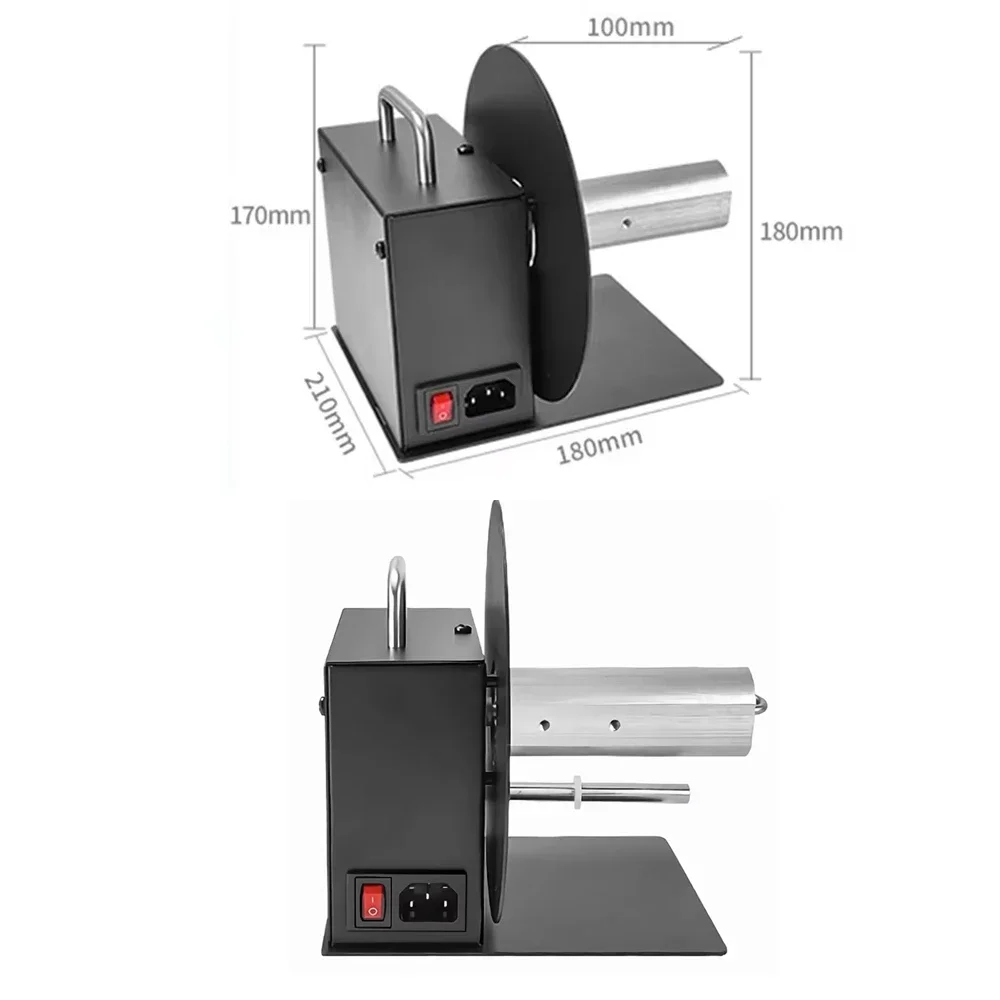 Automatic Label Rewinder Two-Way Rewinding Machine 100mm self-adhesive Barcode Label Paper Clothing Wash Mark Barcode Sticker