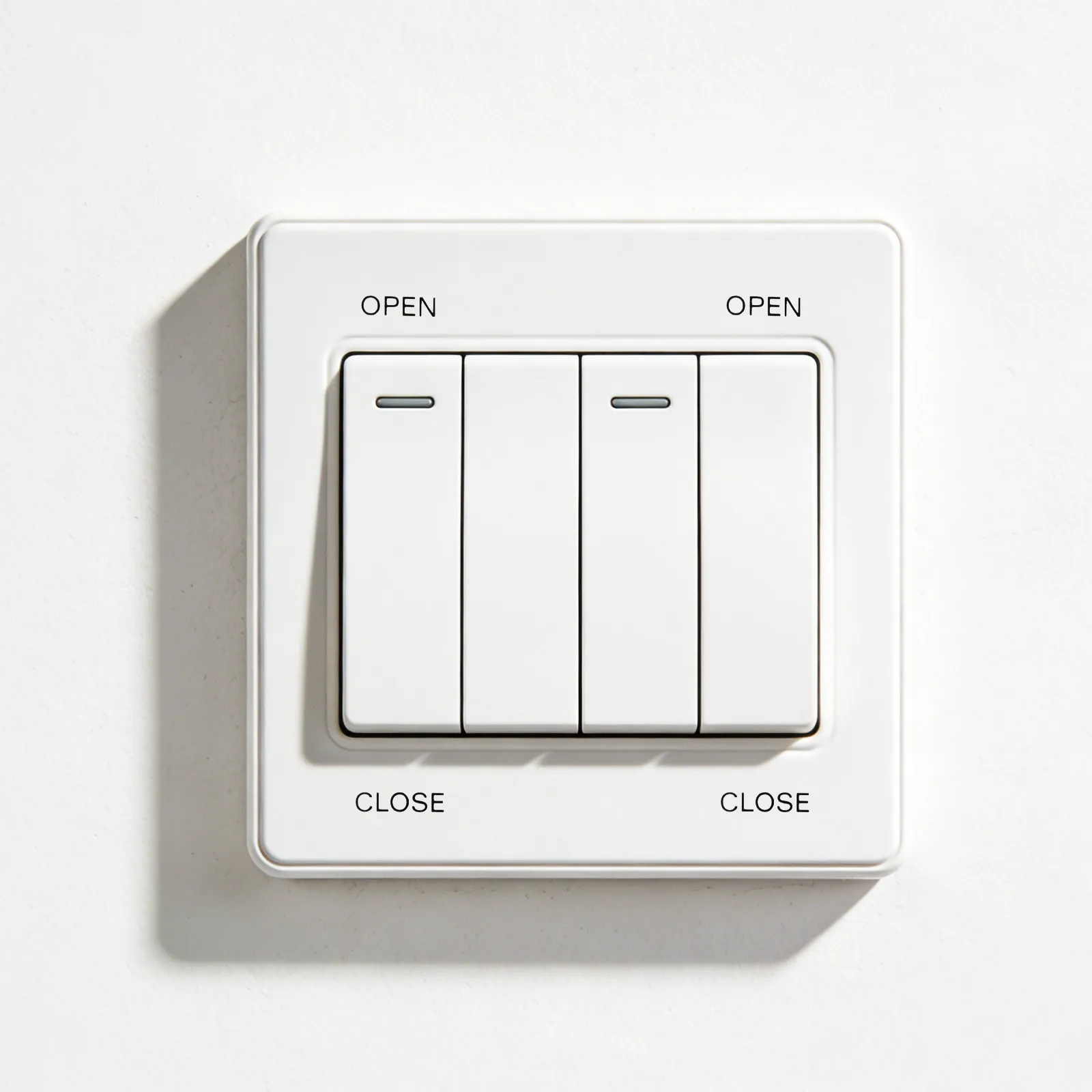 10Sheets Transparent Light Switch Labels Waterproof Clear Stickers for Home Kitchen Office Identification Switch Plate