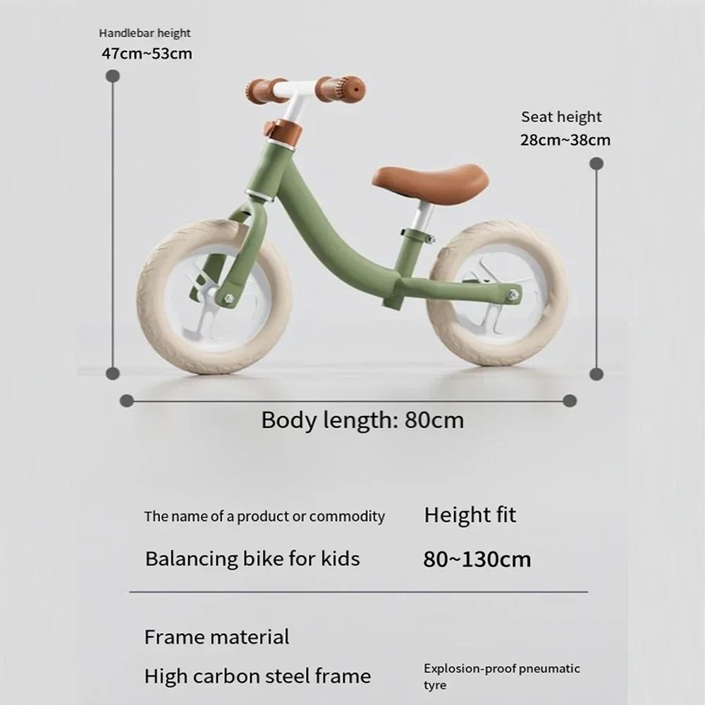 Children's Balance Bike Pedalless Bike 1-8 Years Old Children Baby Walker Baby Slider Baby Scooter Toy Bike Outdoor Yo-yo Car