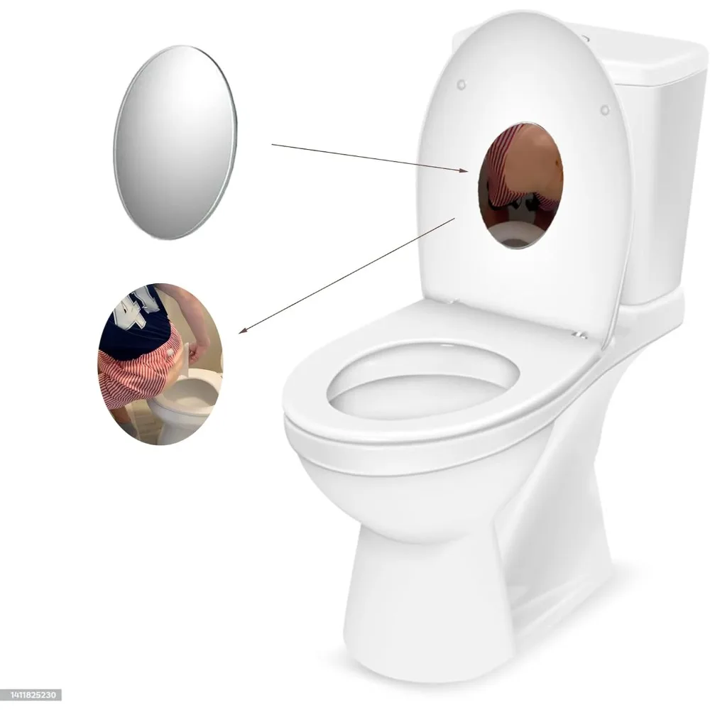 

Toilet Mirror, for Wiping Potty, Compact and Convenient Bathroom Mirror, Shatterproof Fog-Free Design, Toilet Mirrors