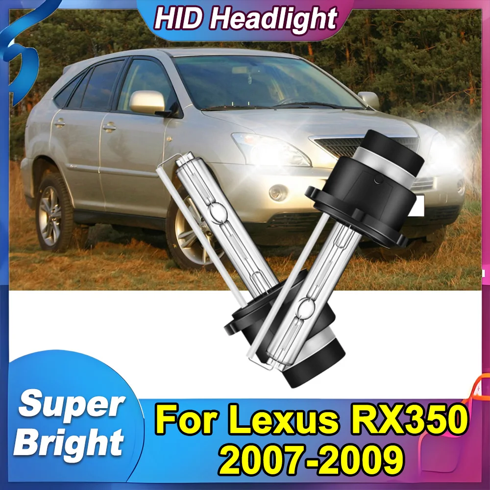 

2 шт. фары автомобильные фары D2S 6000K белые HID ксеноновые фары 35 Вт 12 В ближнего света супер яркие для Lexus RX350 2007 2008 2009