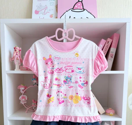 Mezzopiano Japanese Teenage Girl Dress Replica Vintage T-shirt Top